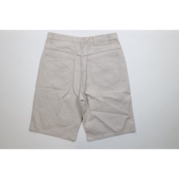 Deadstock Vtg 90s Marithe Francois Girbaud Mens 33 Baggy Denim Jean Shorts Gray - Picture 7 of 11